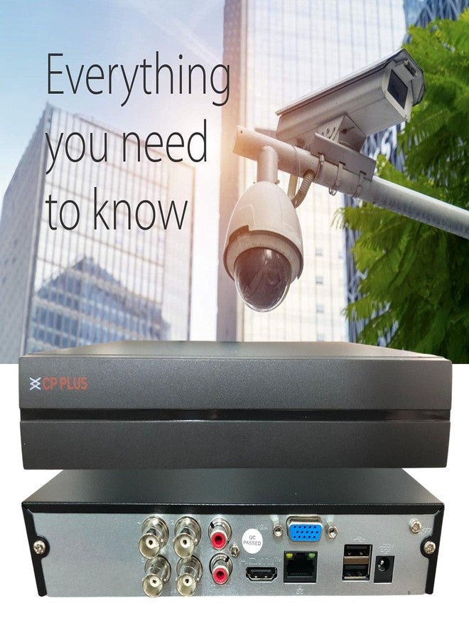 CP Plus CP-UVR-0401E1-IC2 4 Channel Full HD DVR with H.265+ Compression – Upto 2.4MP Camera Support, Black - Image 5