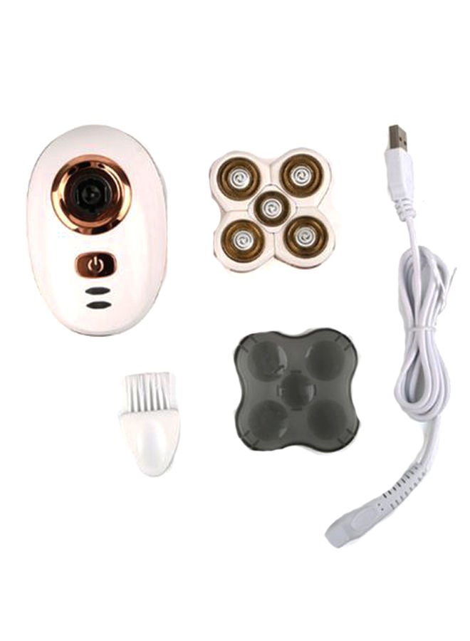 NIBEMINENT 5-Piece Multi-Functional Washable Electric Shaver Kit White - Image 1