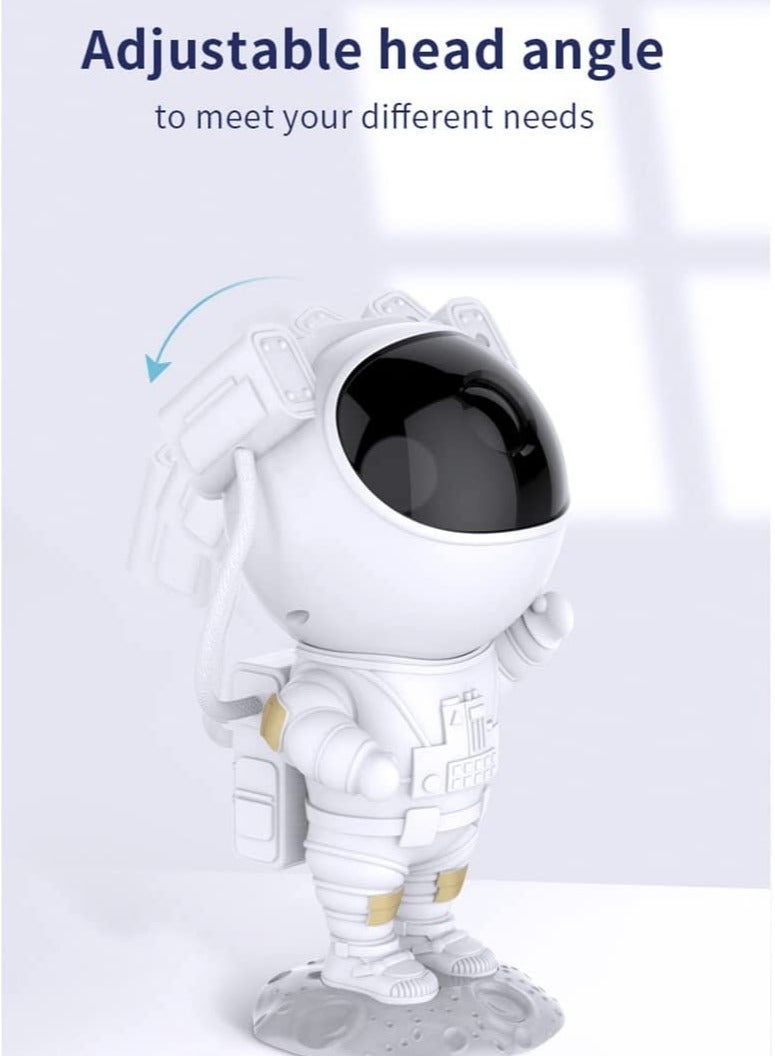 هومستر مصباح LED للسقف على شكل نجمة بروجكتور جالاكسي ضوء ليلي رائد فضاء مليء بالنجوم مع مؤقت وهدية عن بعد للأطفال لأعياد ميلاد البالغين - Image 4