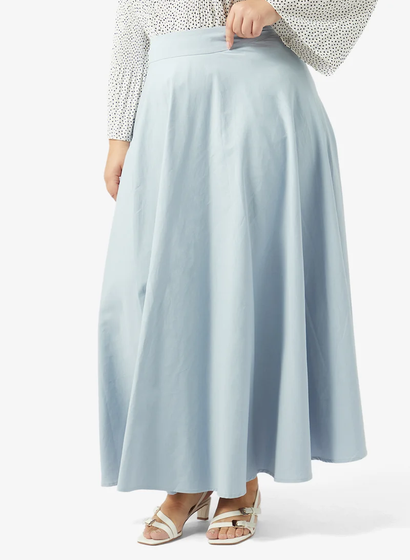 ايلا بلس تنورة مقاس كبير بتصميم