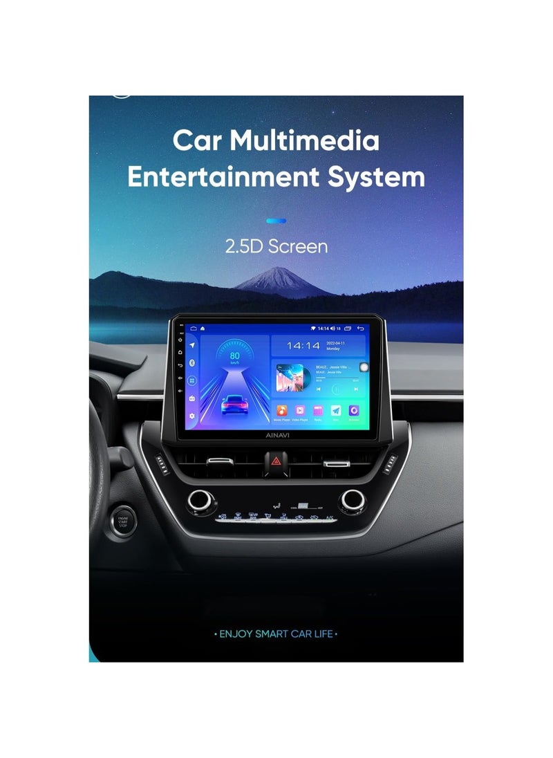 SHEZA STAR - Android Car Stereo for Toyota Corolla 2019 2020 2021 4GB RAM 64GB ROM Support Apple Carplay, MirrorLink WiFi BT, 10 Inch IPS Touch Screen with Backup Camera Included - Image 1