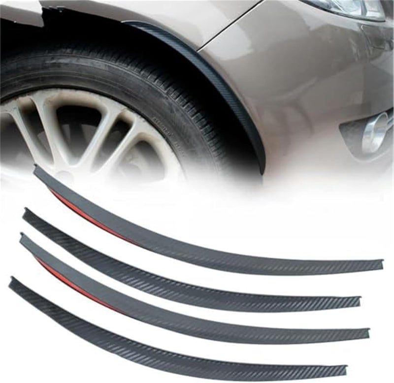 Wivplex 44cm Carbon Fiber Texture Wheel Arch Fender Flares - Image 4