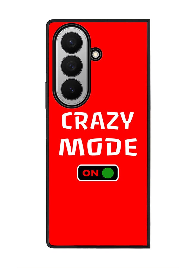 Stylizedd For Samsung Galaxy Z Fold7 Case,Slim fit Camera Protection, Shockproof Thin Phone cover  - Crazy Mode On