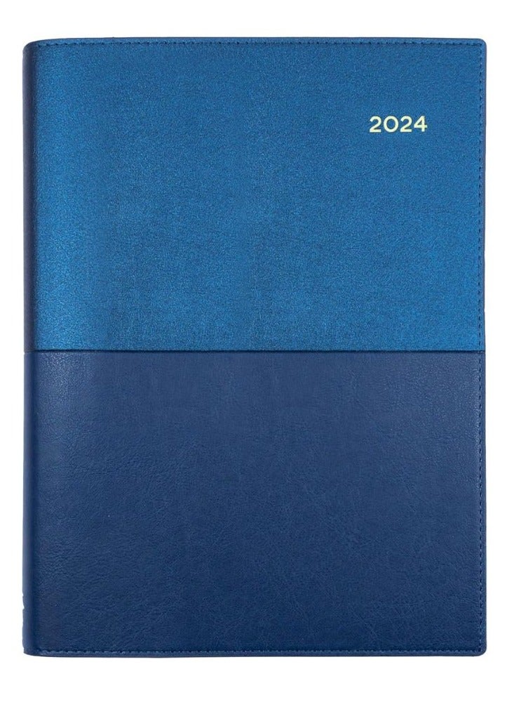 Collins Collins Valour 2024 Diary A5 Day to a Page (with Appointments) - Lifestyle Planner and Organiser for Office, Work, Personal and Home - January to December - Daily - Navy - VAL251.59-24  - Image 2