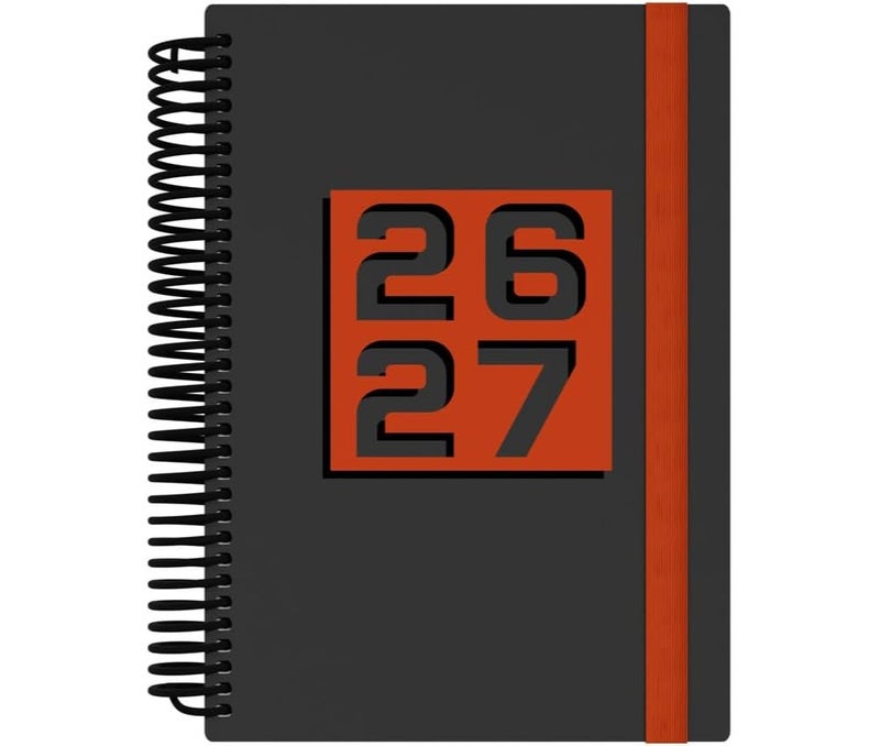 Collins 2026-2027 Mid/Academic Year Planner - 13 Month A5 Day-to-Page - Hard Cover - Collins Debden Delta Range Orange (FP51M.44-2627) - Image 2