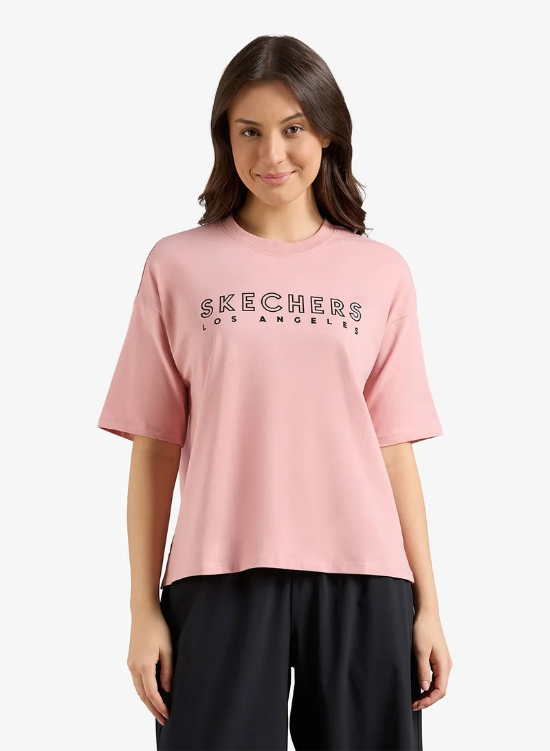 SKECHERS Gel Print Graphic T-Shirt