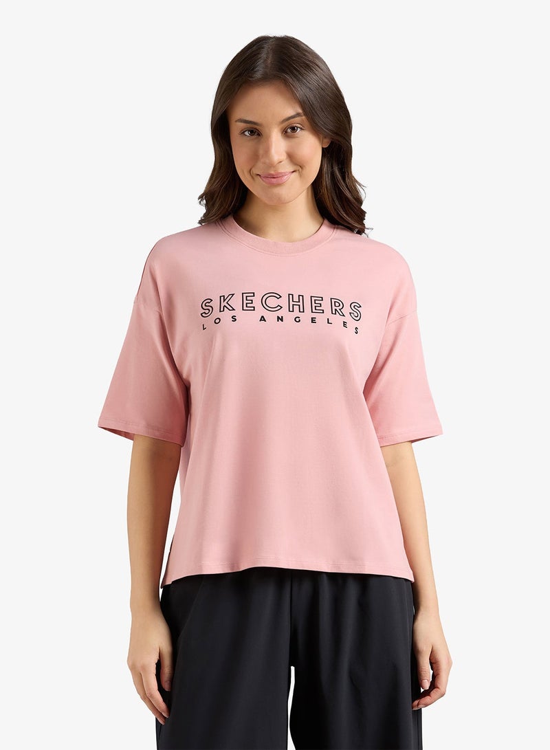 SKECHERS Gel Print Graphic T-Shirt - Image 1