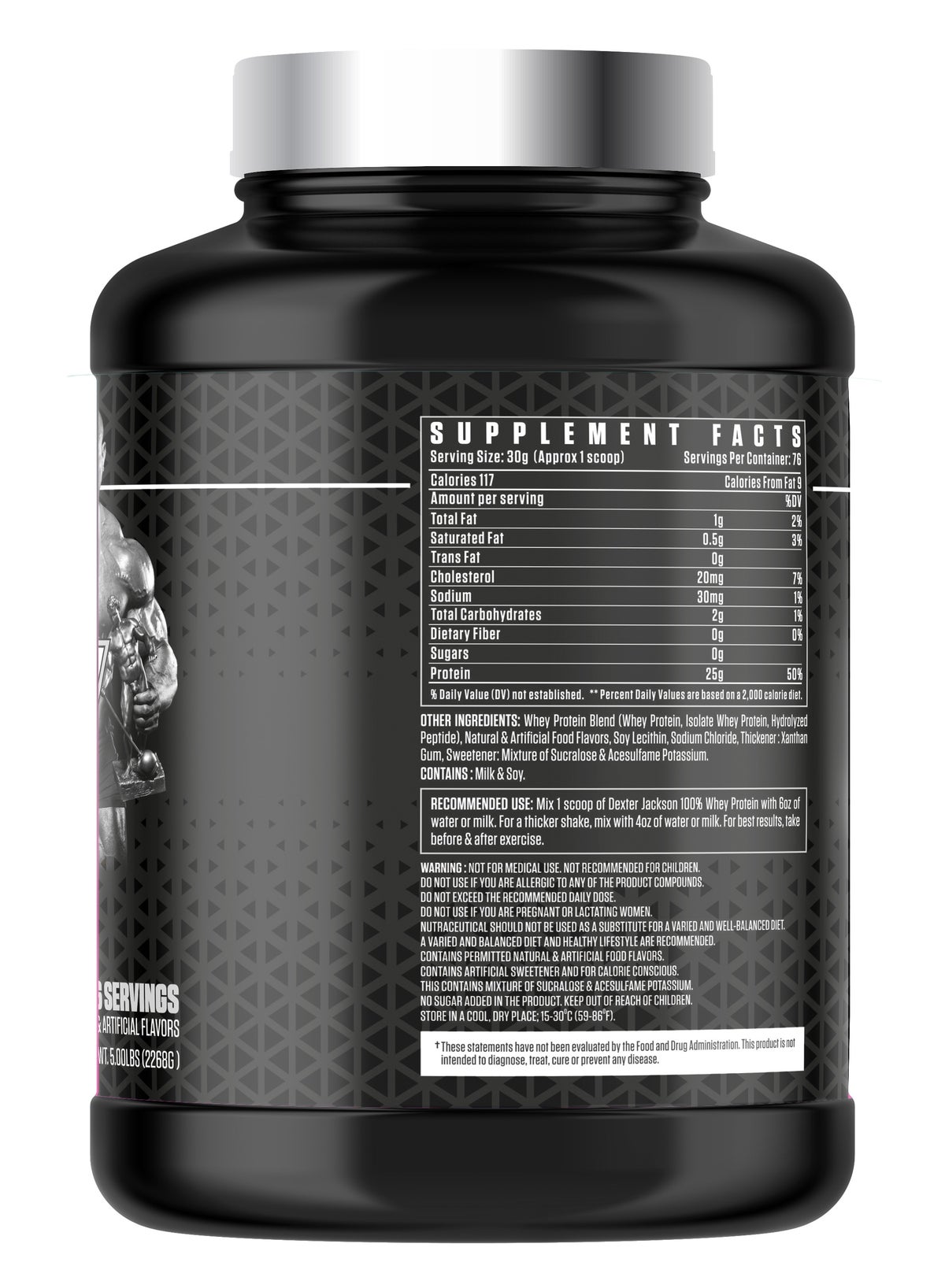 Black Series Isolate & Hydrolyzed Whey Protein 5 Lbs (76 Servings) - High Protein Supplement For Muscle Growth & Recovery (Blueberry Muffin)