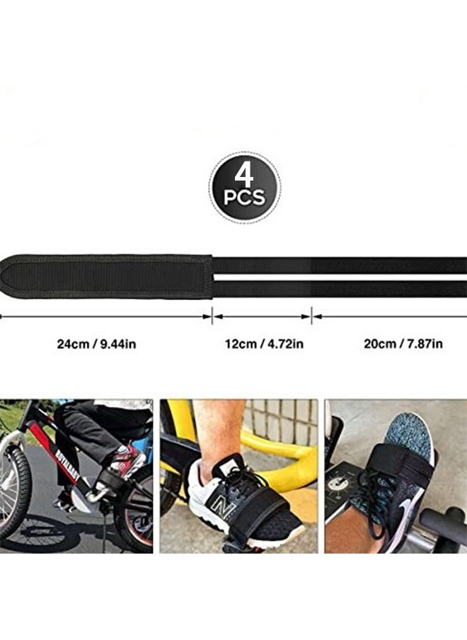 HY 2 Pairs Kids Bicycle Feet Strap Pedal Straps for Fixed Gear Bike  - Image 2