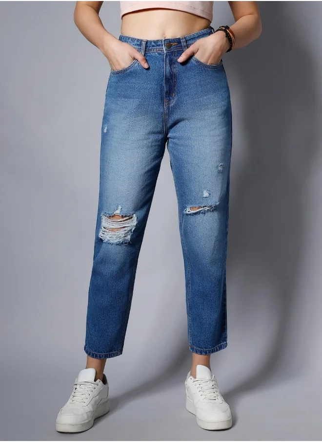 HIGH STAR Women Blue Jeans