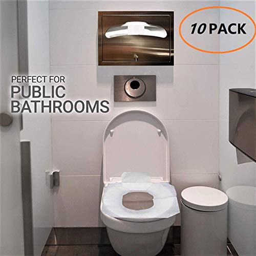 PRO365 Disposable Toilet Seat Covers/Protect/Bacteria/Skin Infection (10 Pack) - Image 2