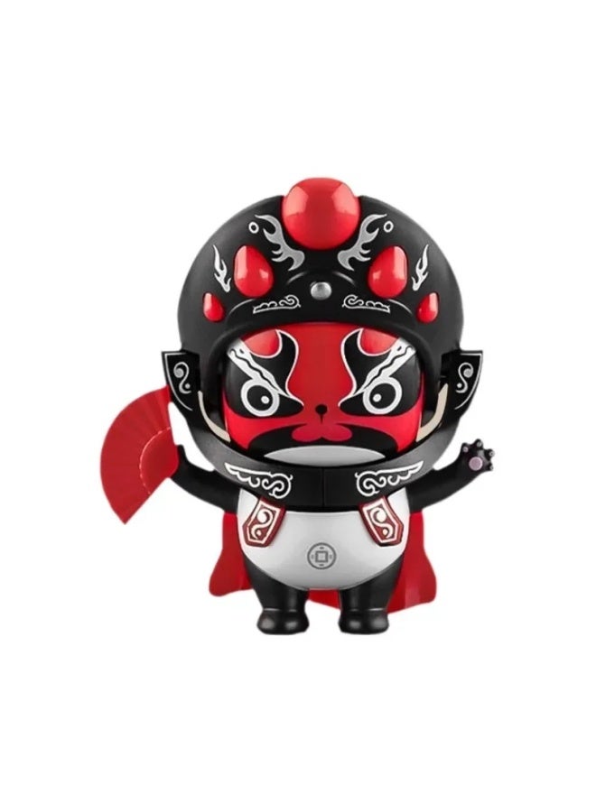 Panda Changeable Face TV Drama Doll Toy Cultural Artifacts Handheld Stress Relief Miniature Models Home Decorations-Color:Lion Awakening And Bell With Variable Characters - Red Box - Image 4