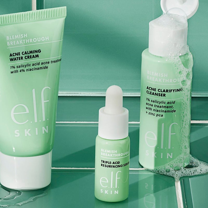 elf e.l.f. SKIN Blemish Breakthrough Blemish Control Basics Kit, Travel-Size Acne Skincare Routine, Cleanser, Serum & Moisturizer, Vegan & Cruelty-Free - Image 5