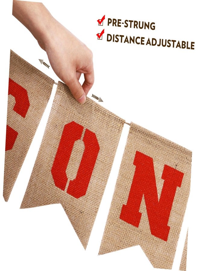 أموسفون زينة حفلات رياضية من آموسفن، تتضمن أكاليل هدايا، لافتة، لافتة هدايا لحفلات البيسبول، أكاليل هدايا لحفلات كرة القدم، لتزيين المنزل والفصول الدراسية - Image 3