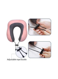Arabest Travel Pillow Luxury Memory Foam Neck & Head Support Pillow Soft Sleeping Rest Cushion for Airplane Car & Home Best Gift  - Image 2