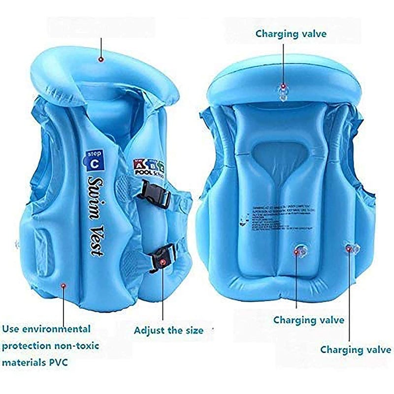 ClearChoice :- Kids Swim Pool Float Swim Best Jacket Life Jacket Safety Swimming Jacket for (3-8 Years Kids)(Multi Color)(1 PIS) - Image 4