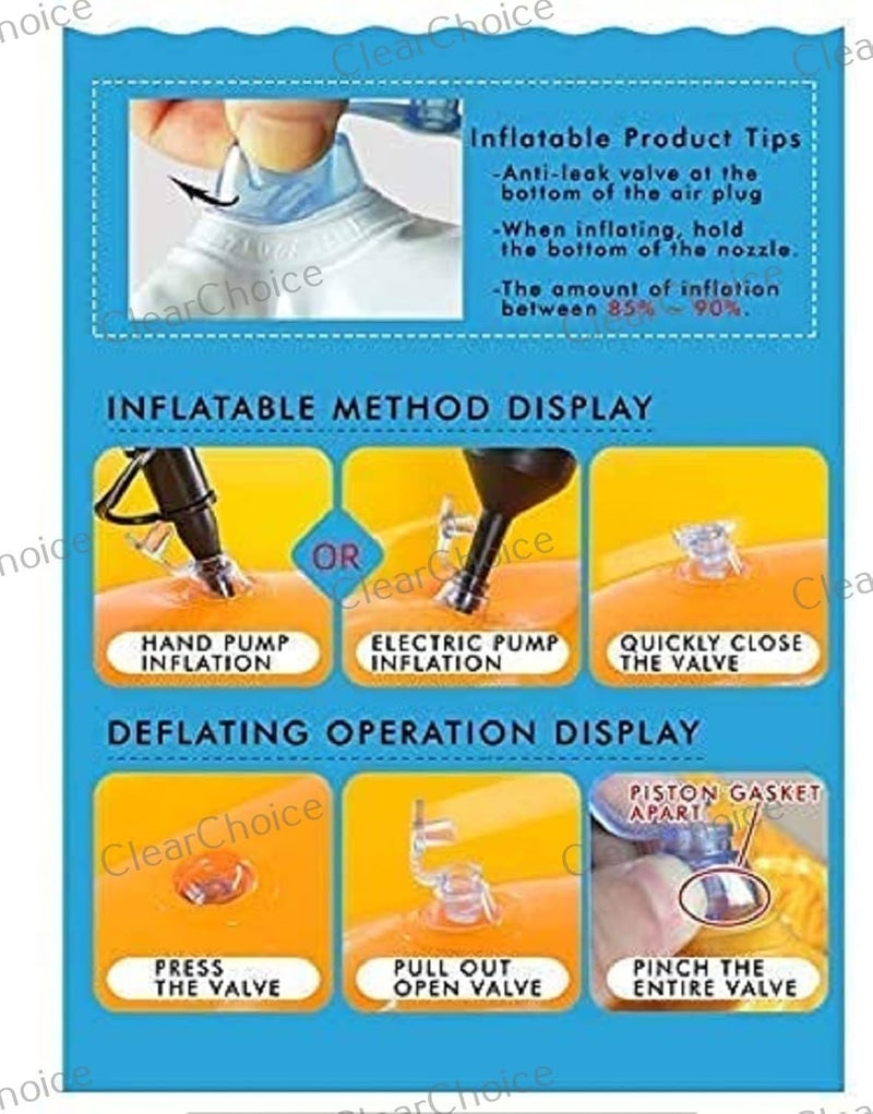 ClearChoice :- Kids Swim Pool Float Swim Best Jacket Life Jacket Safety Swimming Jacket for (3-8 Years Kids)(Multi Color)(1 PIS) - Image 2