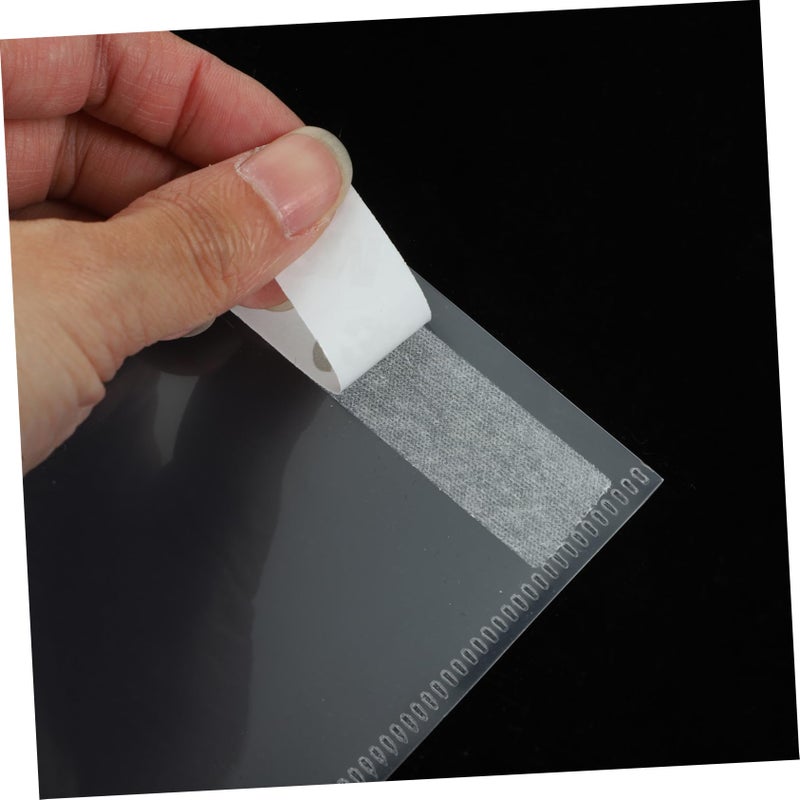 10 Pack Transparent File Pockets A4 Size Document Holders For Bills Invoices Office Supplies - Image 4