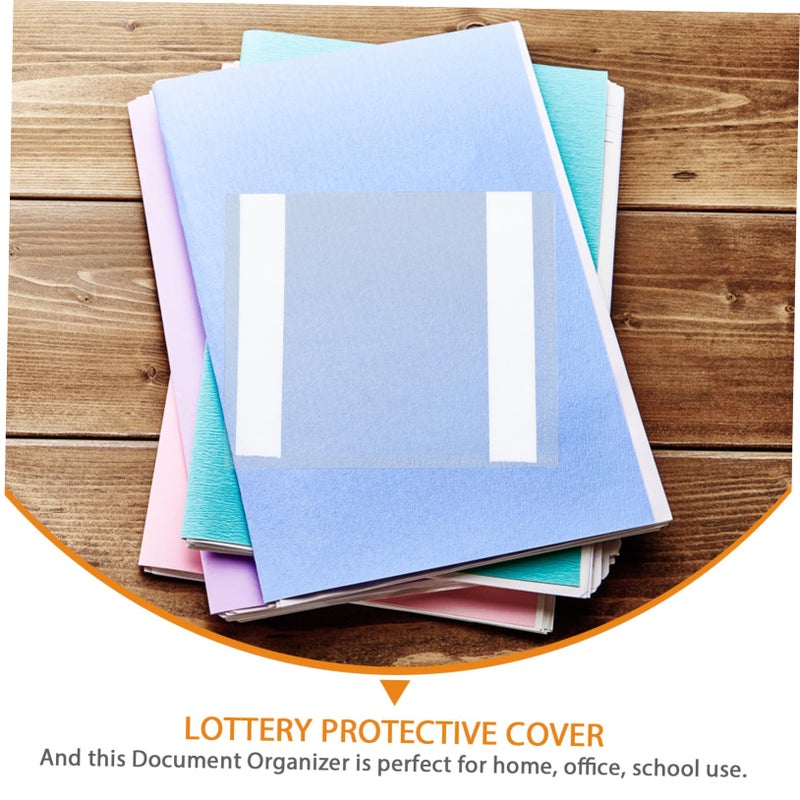10 Pack Transparent File Pockets A4 Size Document Holders For Bills Invoices Office Supplies - Image 5