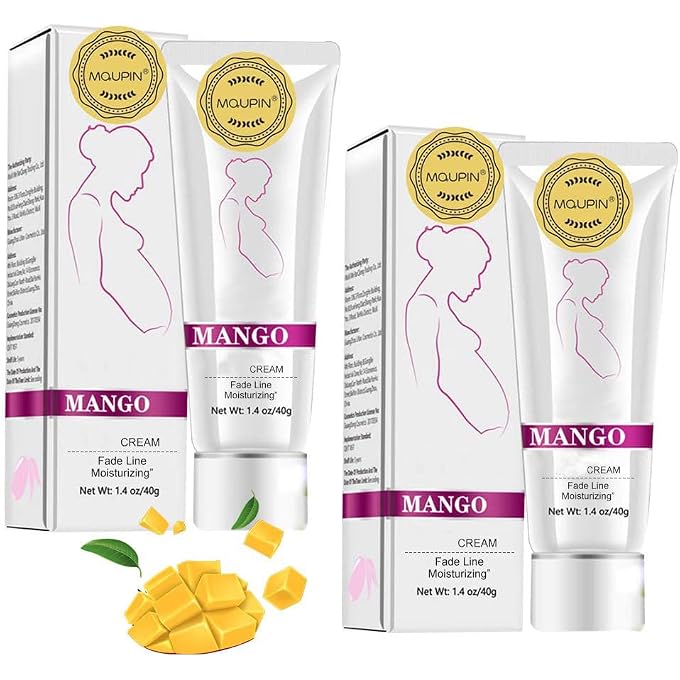 MQUPIN RtopR Mango Stretch Marks and Scar Cream -Stretch Marks and Scar Removal Cream for Pregnancy - Best Body Moisturizer-80g - Image 1