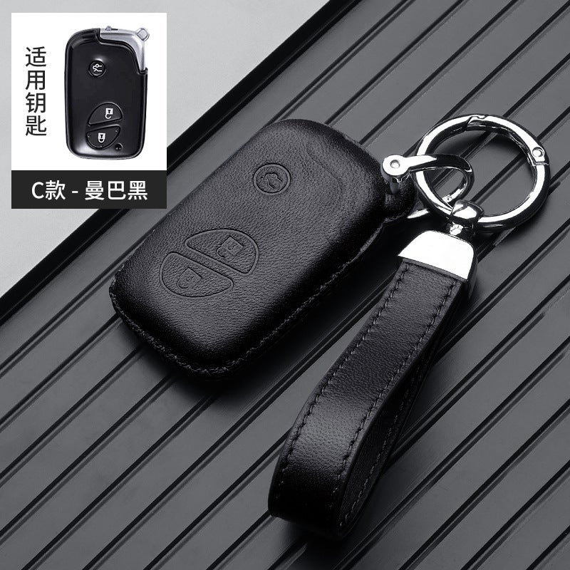 LEXUS Luxury Sheepskin Key Case for Lexus LS, IS, CT, GS, NX, ES, RX, and LX - Elegant Design - Image 1