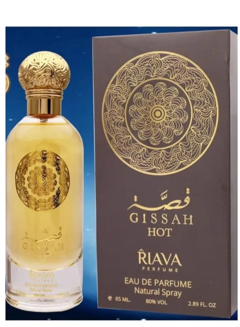 ريافا برفيوم عطر قصة للجنسين 85مل - Image 2