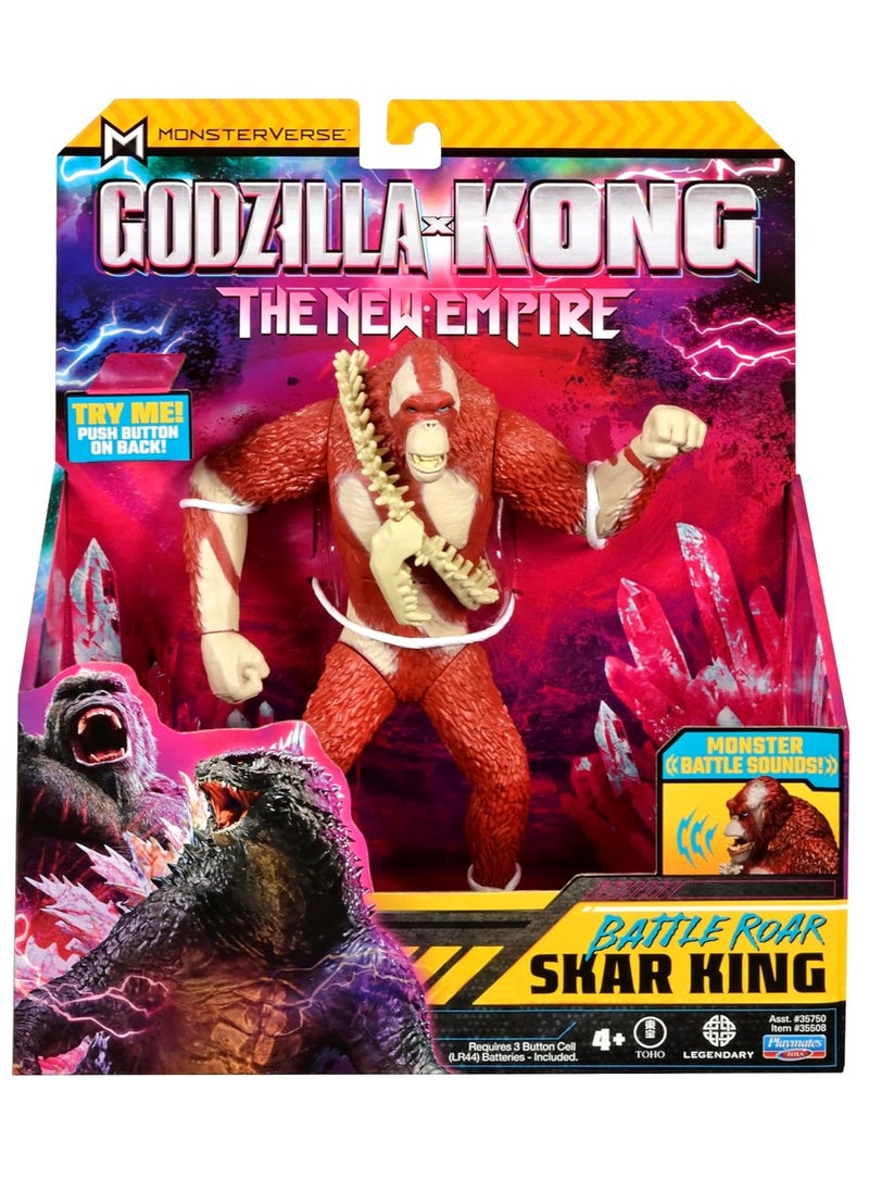 Godzilla - Godzilla x Kong The New Empire: Rattle Roar Skar King Figure - 7 Inches - Image 1
