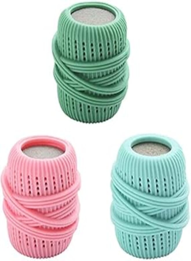 DHRUSIMI Reusable Dryer Ball, Laundry Ball, Washer Balls, Laundry Scrubbing Balls Anti Winding, Premium Soft Washer Ball Laundry Washing Balls, Home Laundry Washing Balls