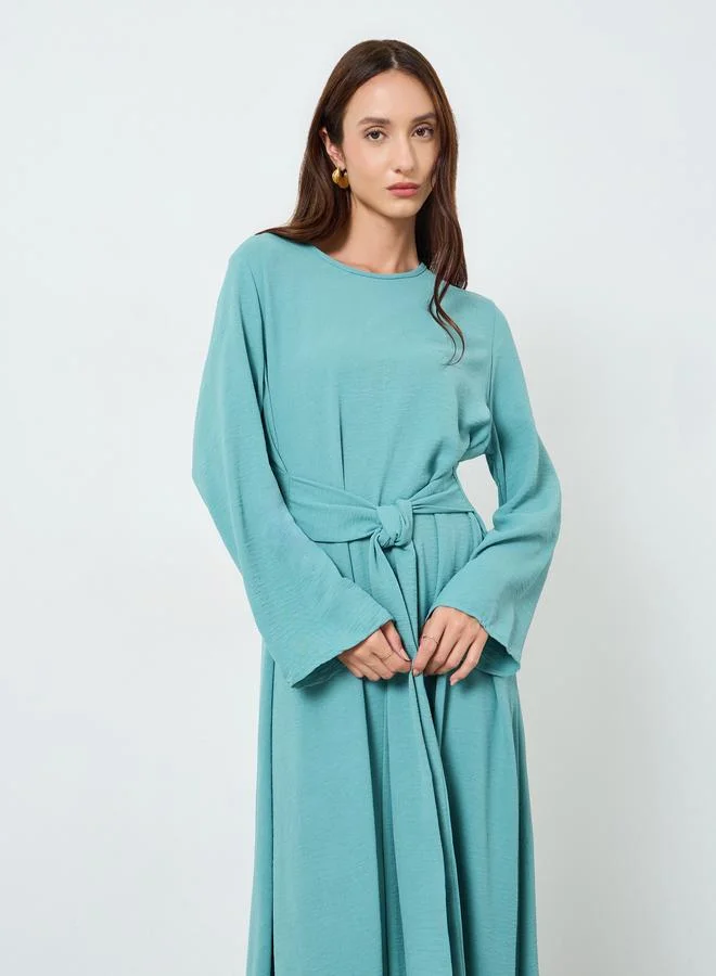 Take Two Women Round Neck Maxi Dress