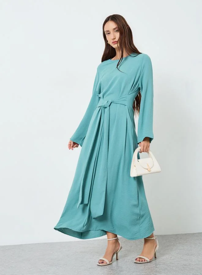 Take Two Women Round Neck Maxi Dress