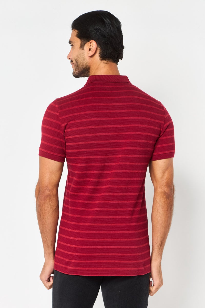 PUMA Men Slim Fit Short Sleeve Outdoor Polo Shirt, Multicolor - Image 4