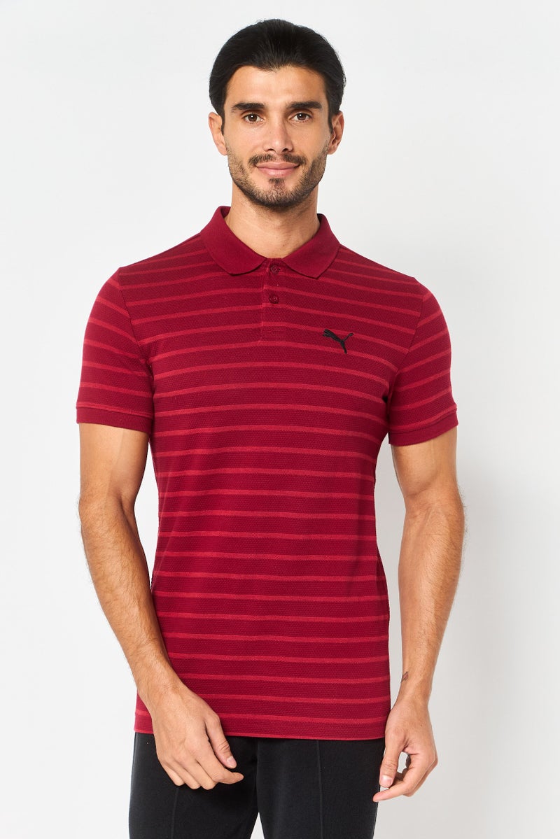 PUMA Men Slim Fit Short Sleeve Outdoor Polo Shirt, Multicolor - Image 1