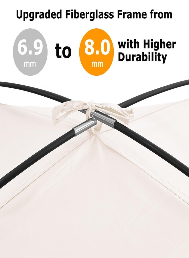 COMMOUDS Beach Tent Sun Shade for 3/4-5/6-7/8-10 Person, UPF 99+ Beach Sun Shelter Canopy Tent, Lightweight, Easy Set Up and Carry - Image 4