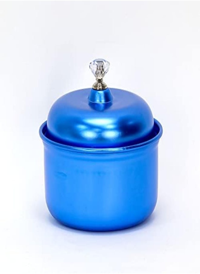 AKDC Decorative Aluminum Sugar Bowl/Box/Jar/Container/Pot With Lid, Unique Crystal Candy And Dry Fruits Bowl, Perfect For Home And Gift (12X9Cm)  - Image 3
