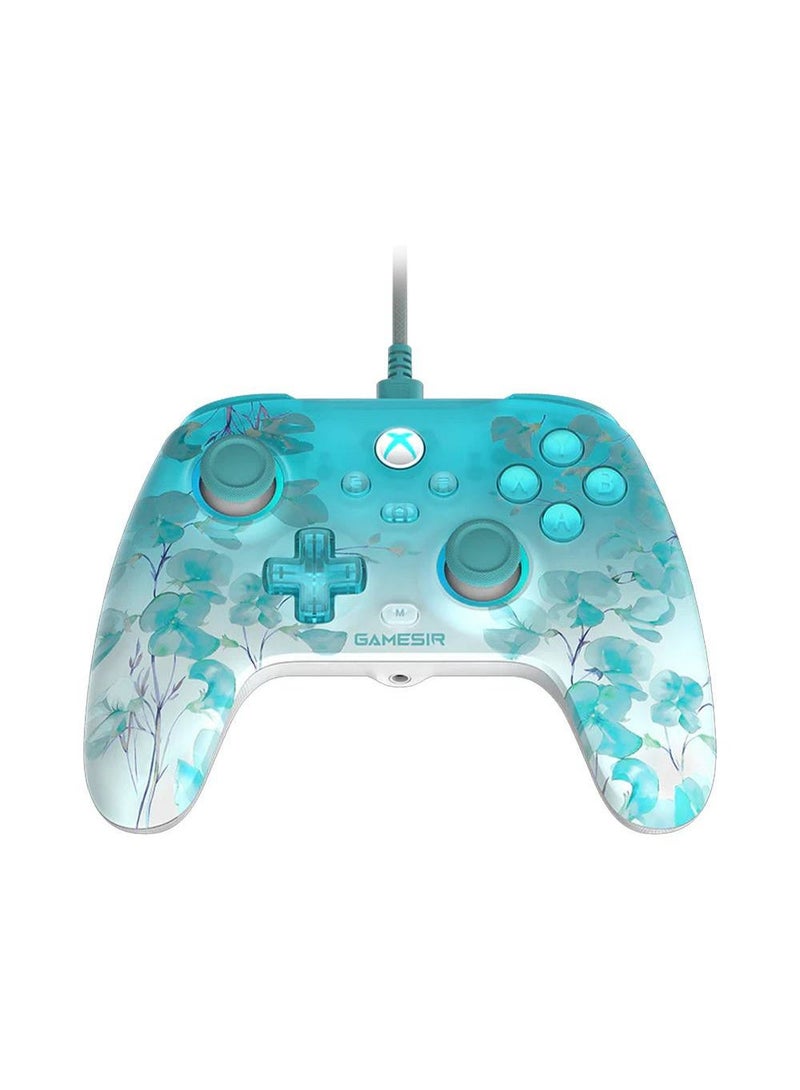 غايمز وحدة تحكم سلكية GameSir T7 Pro إصدار فلورال لأجهزة Xbox Series X|S و Xbox One والكمبيوتر الشخصي بنظام Windows مع تأثير Hall و إضاءة RGB - Image 1
