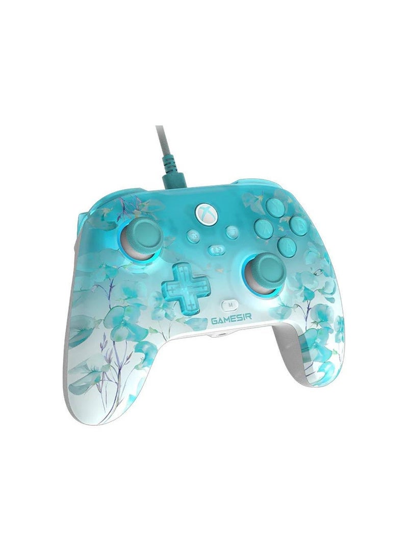 غايمز وحدة تحكم سلكية GameSir T7 Pro إصدار فلورال لأجهزة Xbox Series X|S و Xbox One والكمبيوتر الشخصي بنظام Windows مع تأثير Hall و إضاءة RGB - Image 2