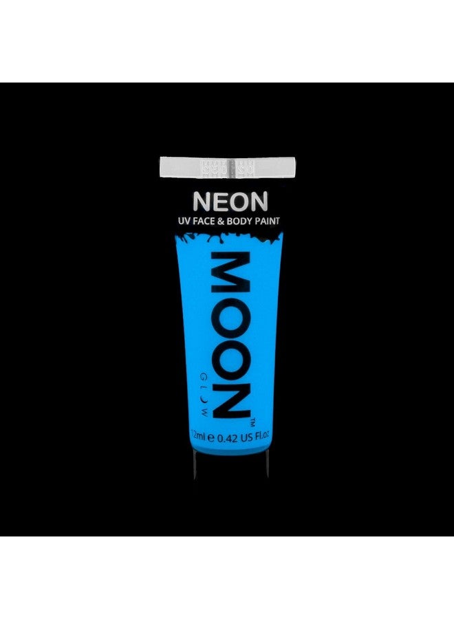 Moon Glow 0.42Oz Blacklight Neon Uv Face & Body Paint Pastel Blue - Image 3
