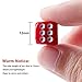 AUSTOR 100 Pieces Dices 12mm Game Dice Set 6 Sided Round Corner Dices for Tenzi Farkle Yahtzee Bunco or Teaching Math - Image 3