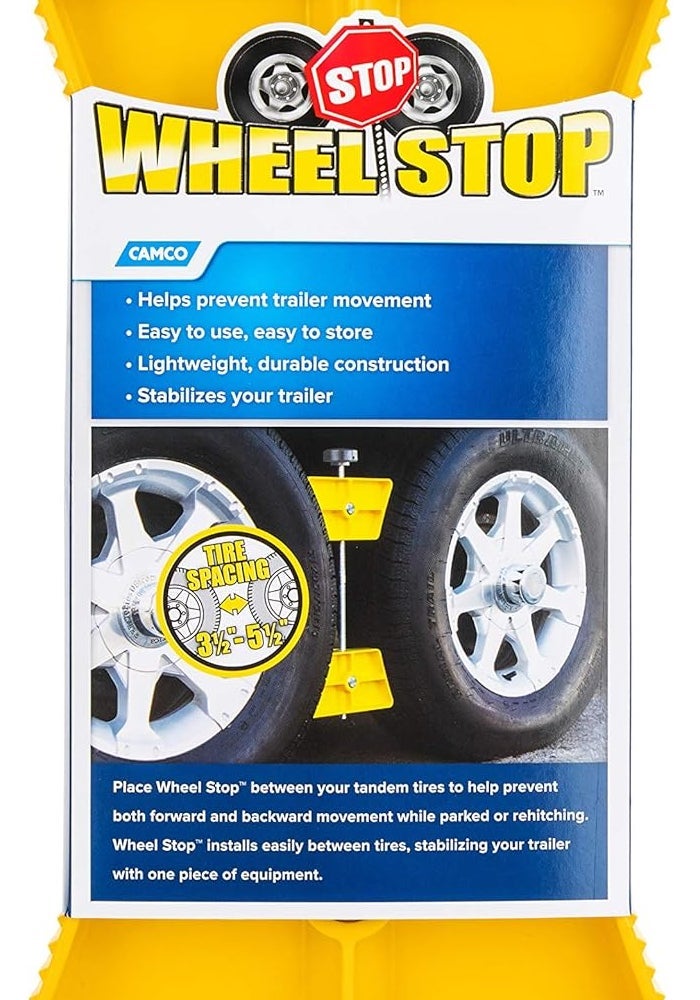 Camco Large RV Wheel Stop for 26 to 30-inch Tires - Model 44622 - Image 5