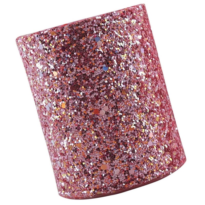 Pink Dustproof Makeup Brush Holder Storage Bucket Vanity Desktop Organizer Box - Image 2