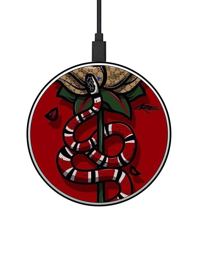 NIBEMINENT 15W Ultra Slim Fast Wireless Charger Multicolour