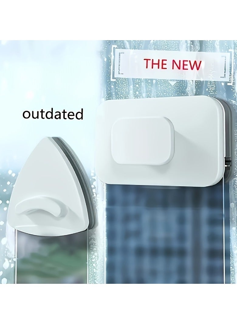 AROAQ Dual-Sided Magnetic Window Cleaner with Strong Magnet High-Rise Glass Cleaning Tool, Anti-Pinch Design with Safety Rope - Image 4