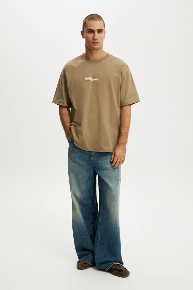 Cotton On  Box Fit Text T-Shirt  | Best Price UAE