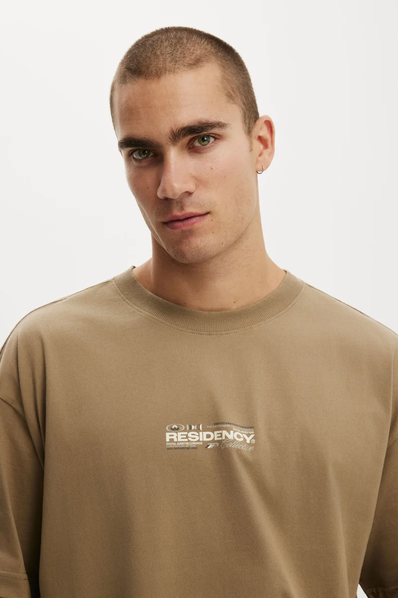 Cotton On  Box Fit Text T-Shirt  | Best Price UAE