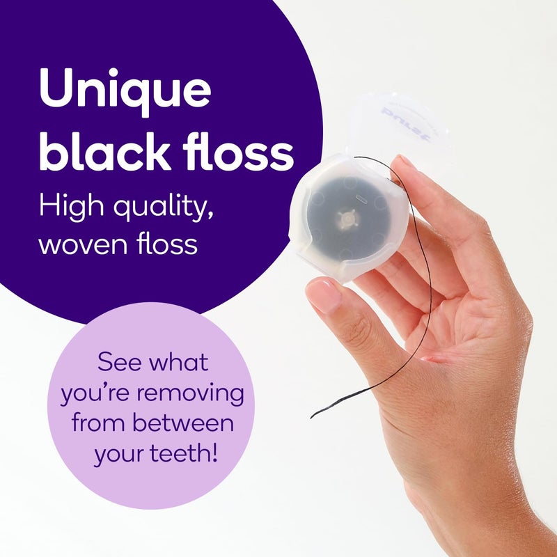 BURST Expanding Dental Floss (Mint Eucalyptus/160 Yards) | Stain Absorbing & Woven with Xylitol Coating to Fight Cavities | Vegan | Paraben Free - Image 3