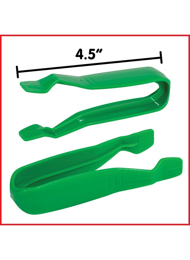 edxeducation edxeducation Jumbo Tweezers | Set of 12 | For Ages 18m+ | 6 Colors | Plastic Toddler and Pre-School Tweezers | Develop Strength and Coordination for Children with Special Needs  - Image 3