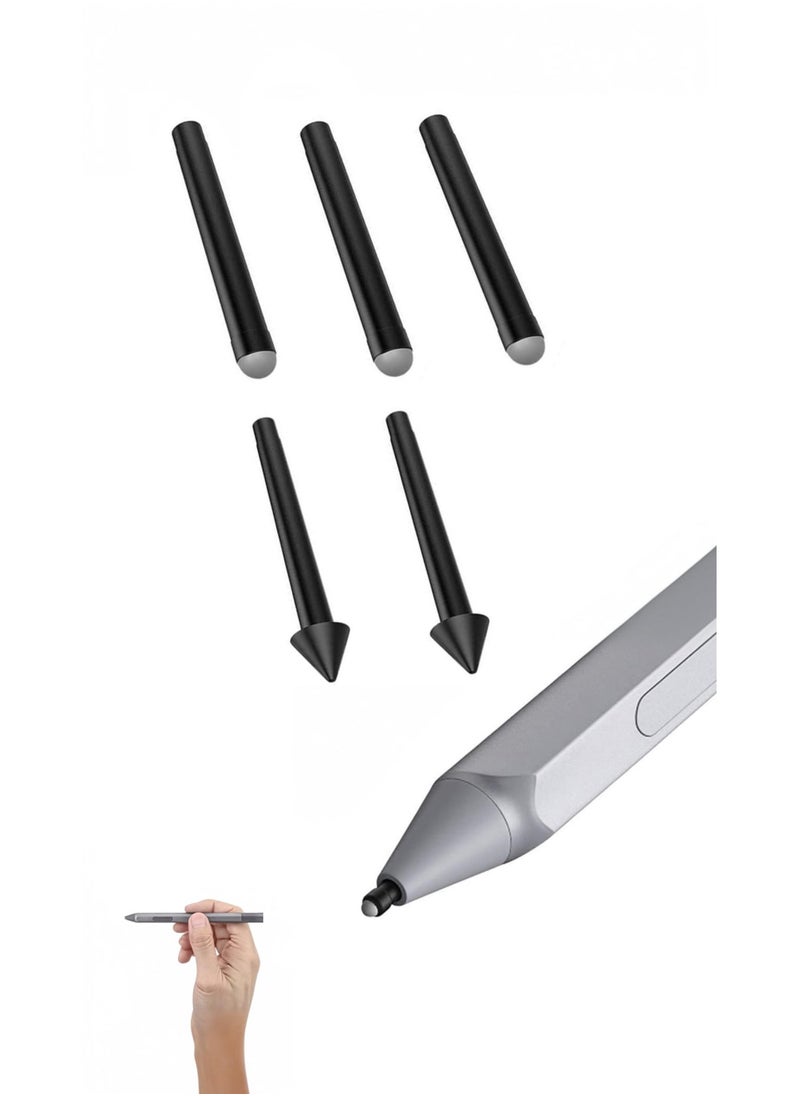 erorex Surface Pen Tips 5-Pack HB/2H for Surface Pro 4/5/6/7/Book ProX, Precision Drawing & Writing, Replaceable Nibs Kit  - Image 1