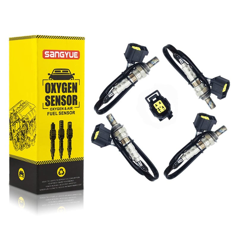 Sangyue 4PCS Oxygen Sensor 1 2 for 20052020 Jeep Grand Cherokee 36L37L57L61L64L Upstream Downstream - Image 2