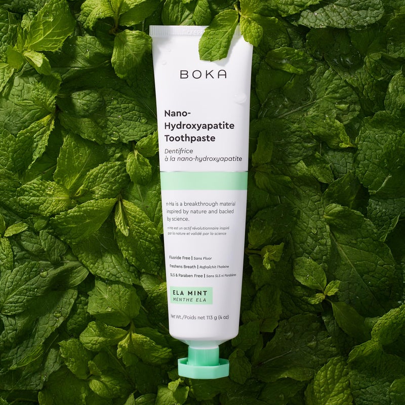 Boka Fluoride Free Toothpaste Nano Hydroxyapatite Toothpaste - Ela Mint, Orange Cream Flavor, 4 oz 2Pk US Manufactured - Image 2
