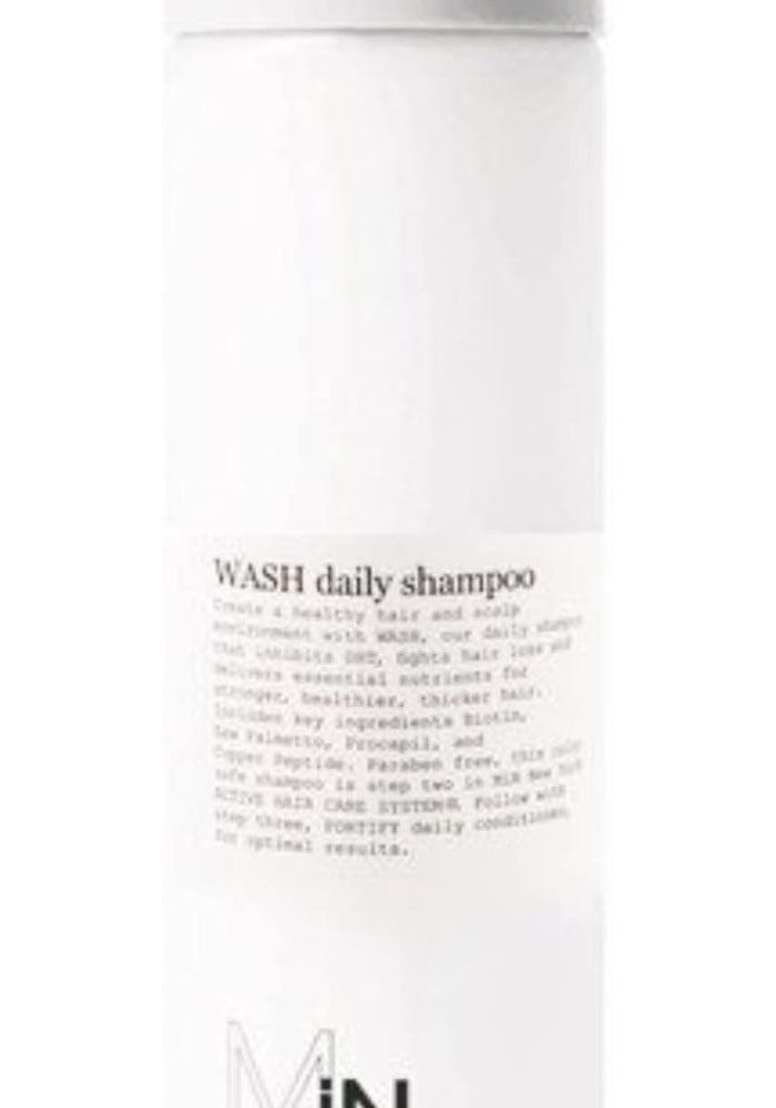 MiN New York WASH Daily Shampoo - 8.5 oz for Healthy Hair and Scalp - Image 2